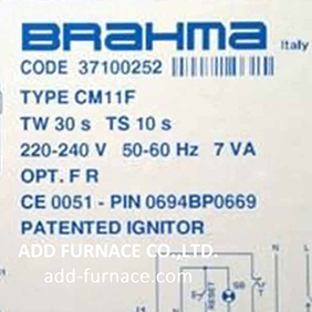 BRAHMA TYPE CM11F TW 30s TS 10s